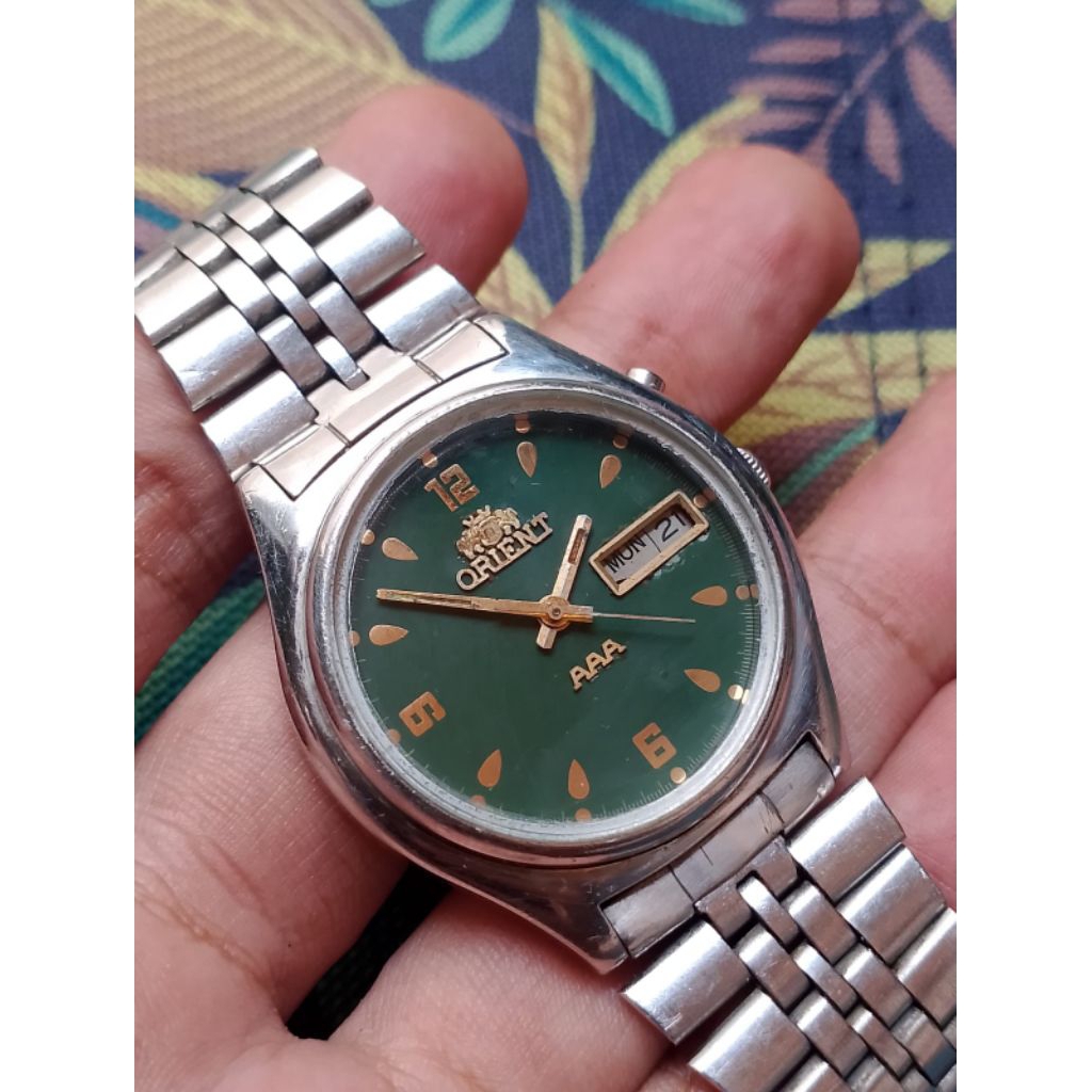Jam Tangan Bekas Orient Green Dials