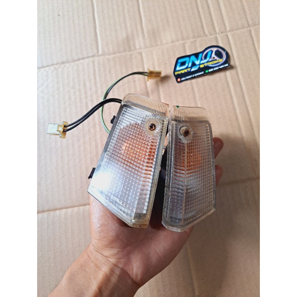lampu sein sen depan kanan kiri tornado shogun kebo ori copotan