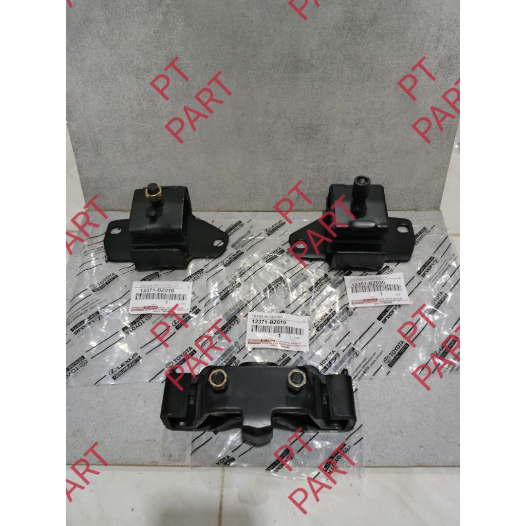 ENGINE MOUNTING DUDUKAN MESIN KIRI KANAN TRANS MOUNTING AVANZA XENIA 2007-2011 ORIGINAL 3PCS