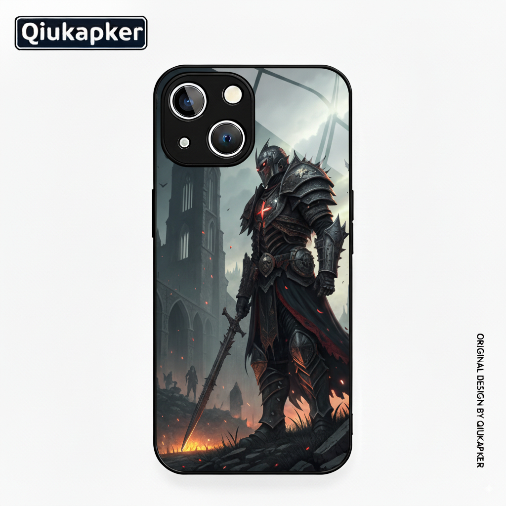 Qiukapker Case HP iPhone 17-11 Pro Max Mewah Anti Gores Premium COD