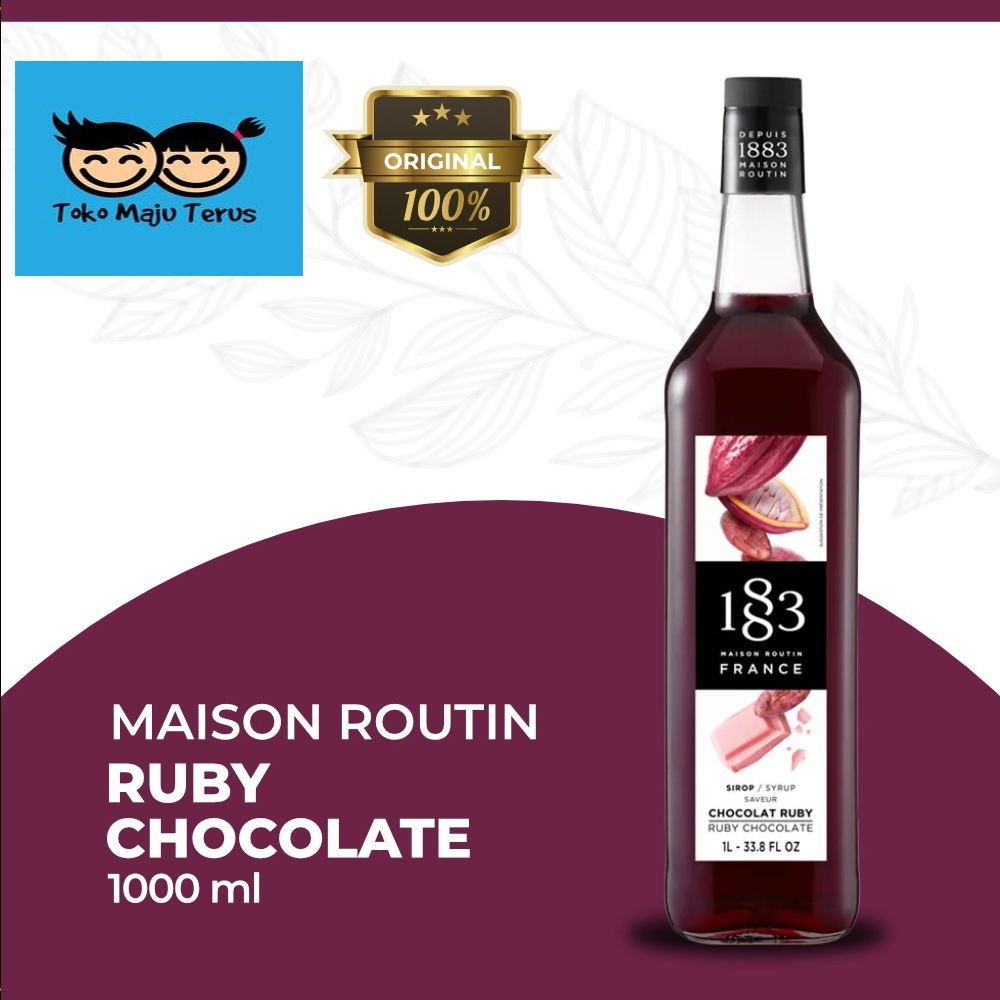 

Ruby Chocolate Syrup merk 1883 Maison Routin