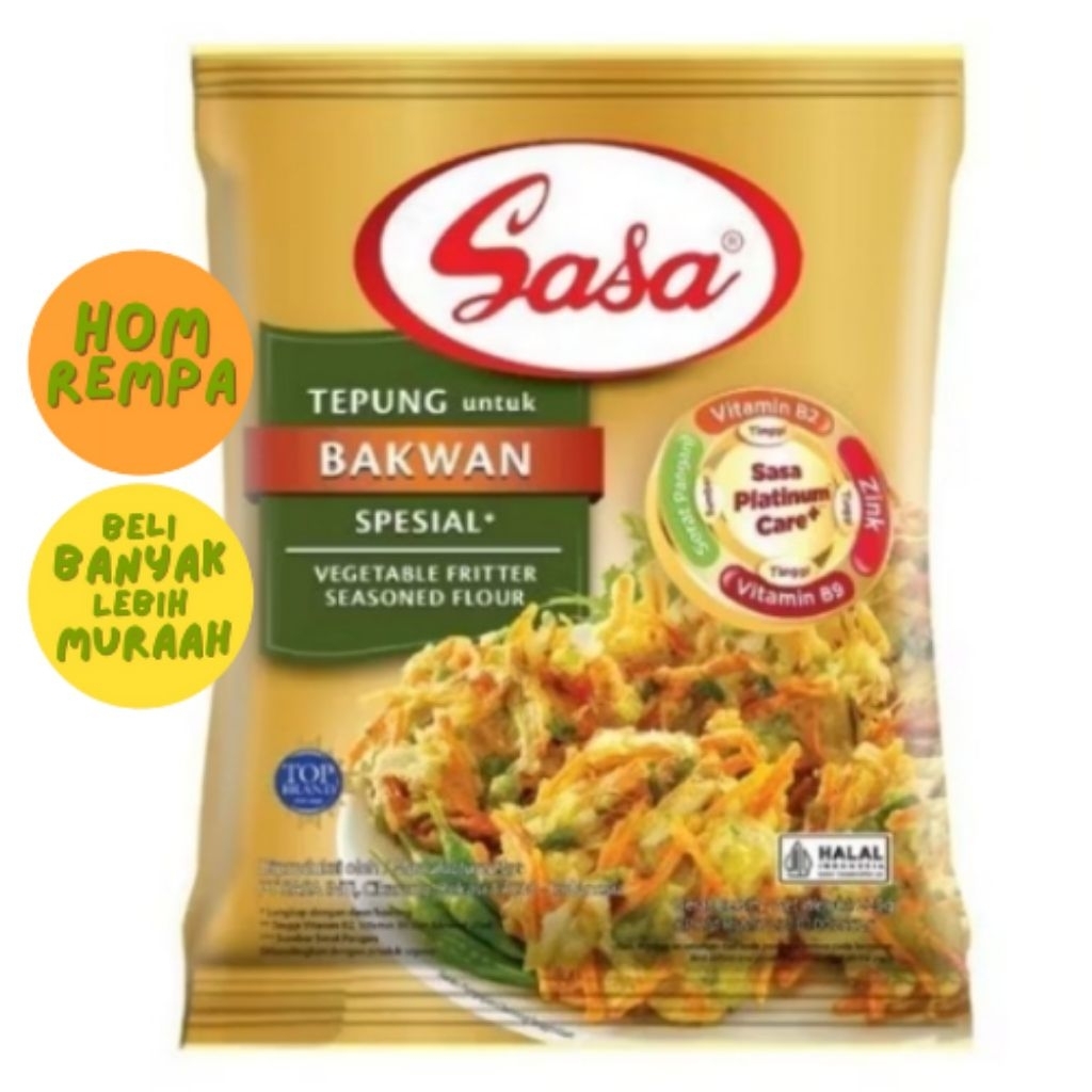 

Tepung Bumbu Bakwan Spesial Sasa 225 Gram