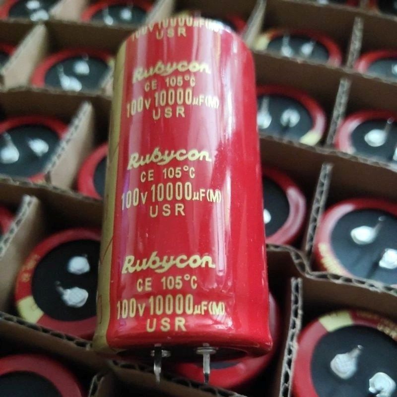Rubycon Merah Original Elco 100v 10000uf USR