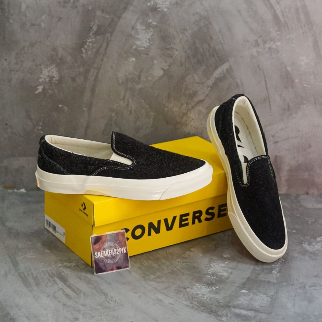 Sepatu Converse One Star Slip on Pro Black x Golf Wang Authentic - Sneakers Sepatu Slip On hitam