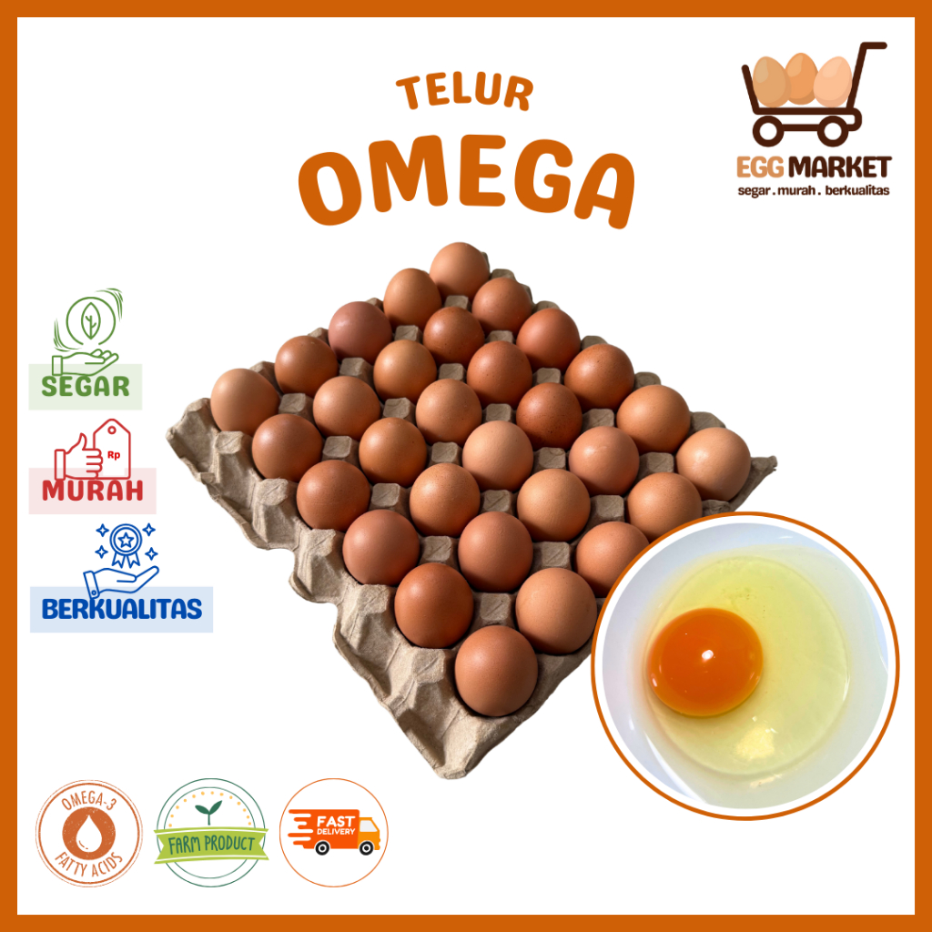 

TELUR AYAM NEGERI OMEGA 1KG SEGAR MURAH BERKUALITAS