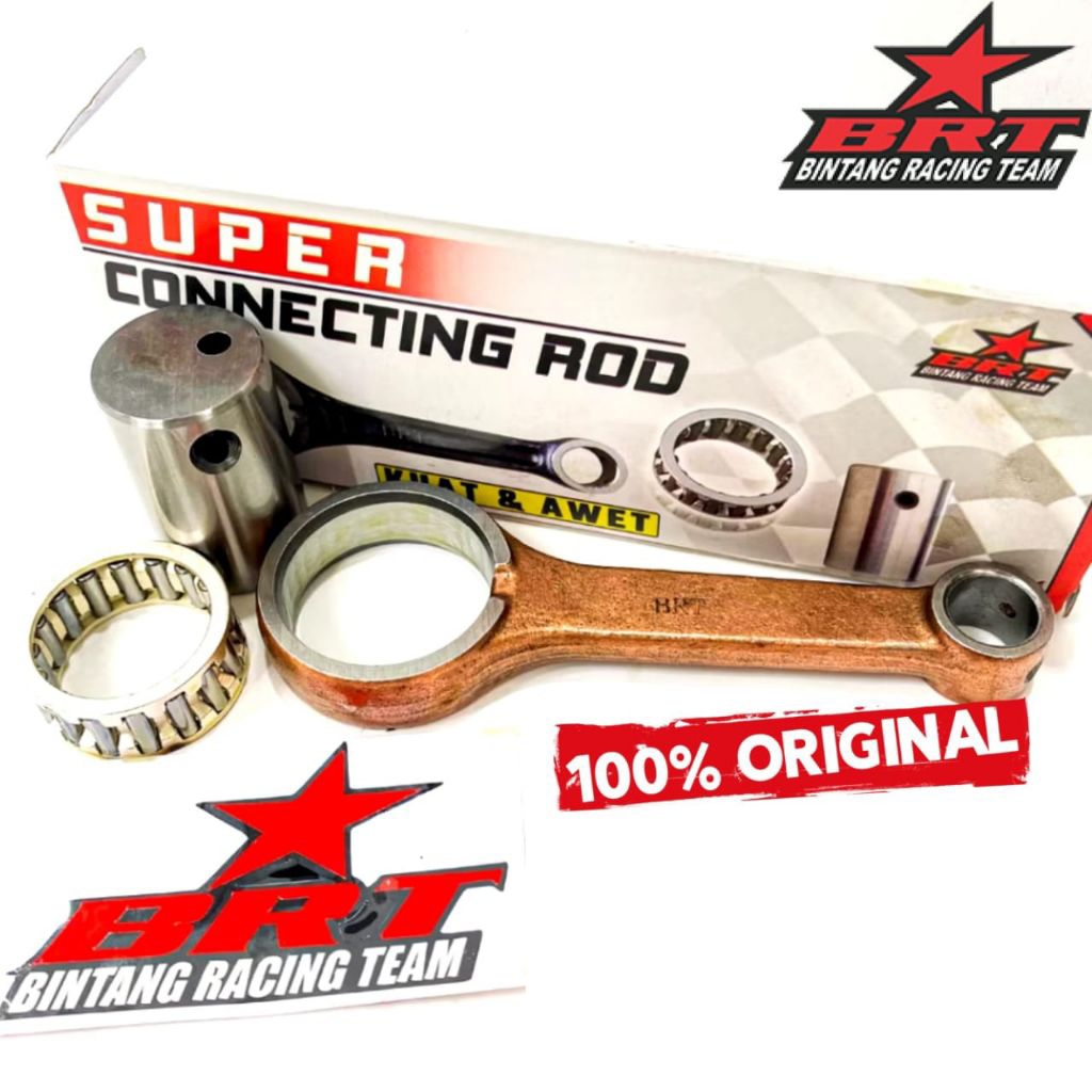 Stang Seher BRT Jupiter Z Connecting Rod Stroke Up Vega R New 5TP Piston Kruk As Crypton Vega Lama