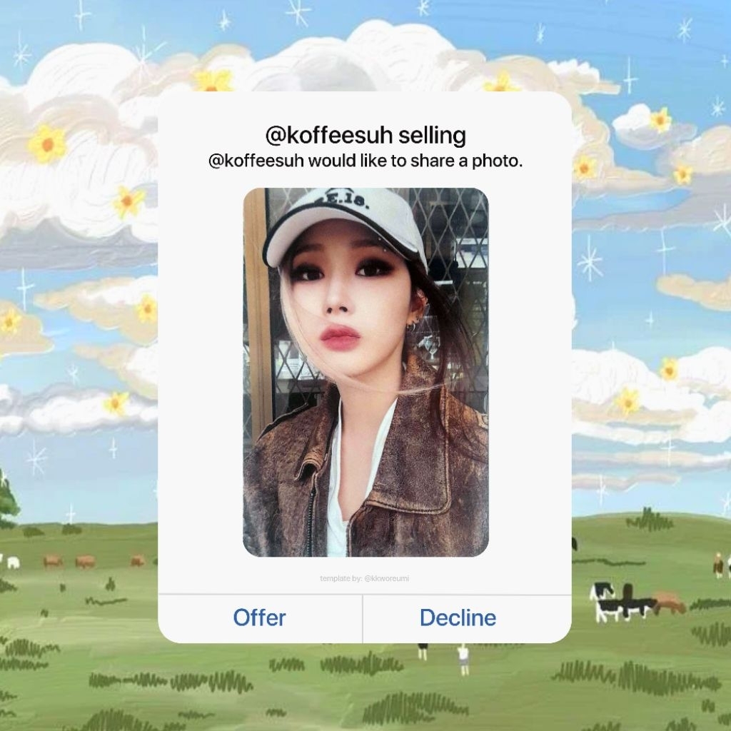 [READ DESC] Photocard Aespa Giselle PC My World Tabloid Official