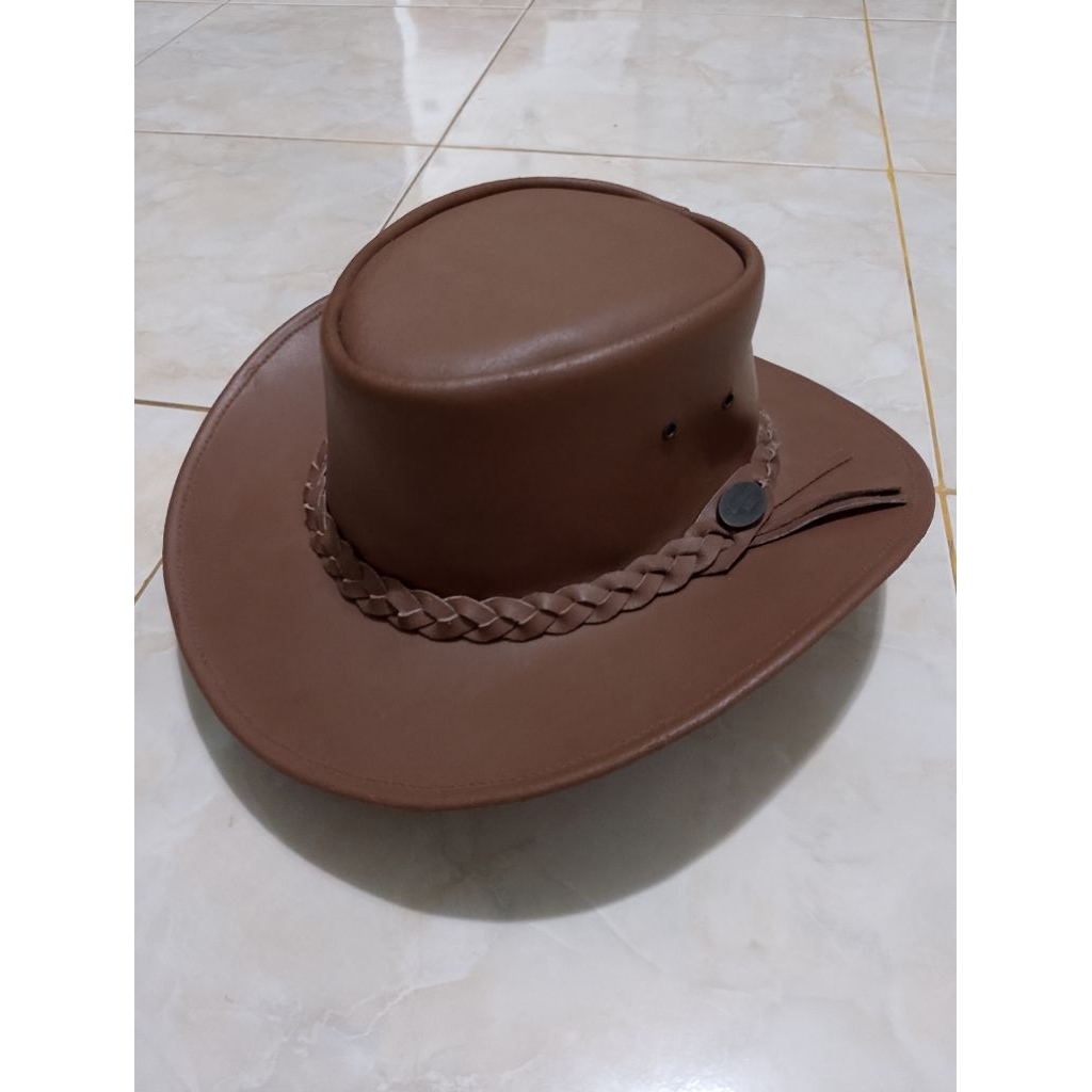outback hat topi cowboy original Made in Australia topi koboy koboi  akubra barmah