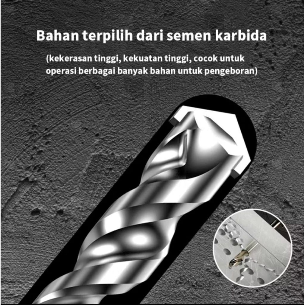 Mata Bor Beton Tembok Besi 8mm Masonry Drill
