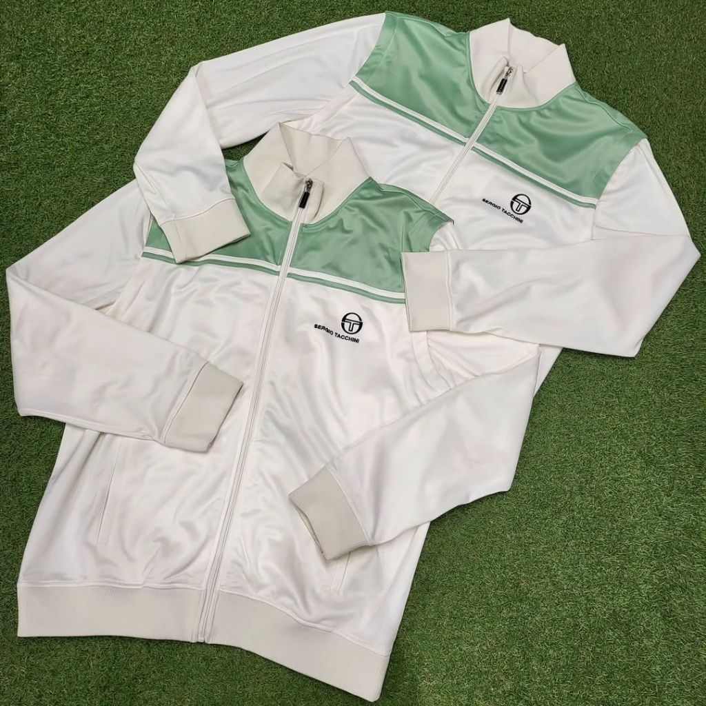 Sergio Tacchini Tracktop Jaket Young Line Green | Black