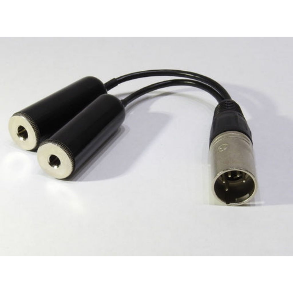 ‎Headset Adapter GA Dual Plugs to 5-Pin XLR Airbus