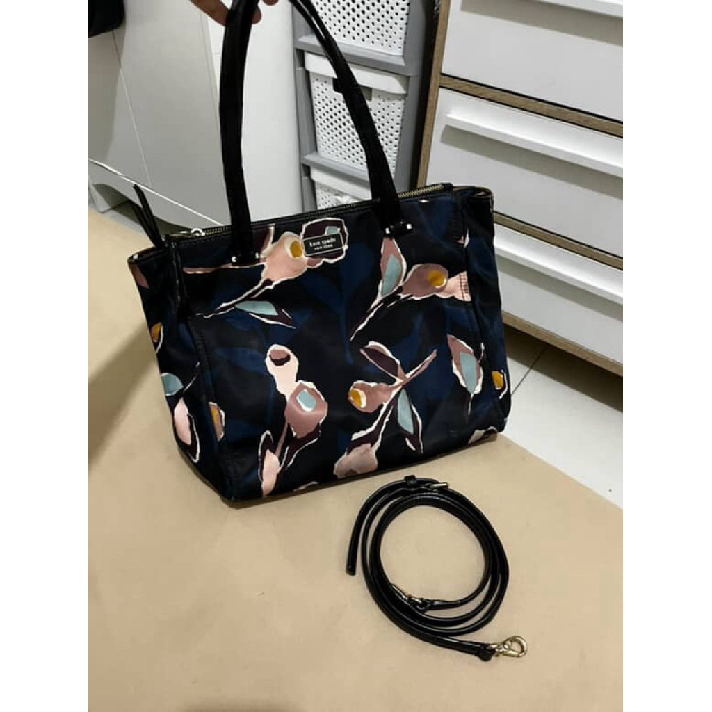 Preloved Kate Spade Nylon Tote - Well used