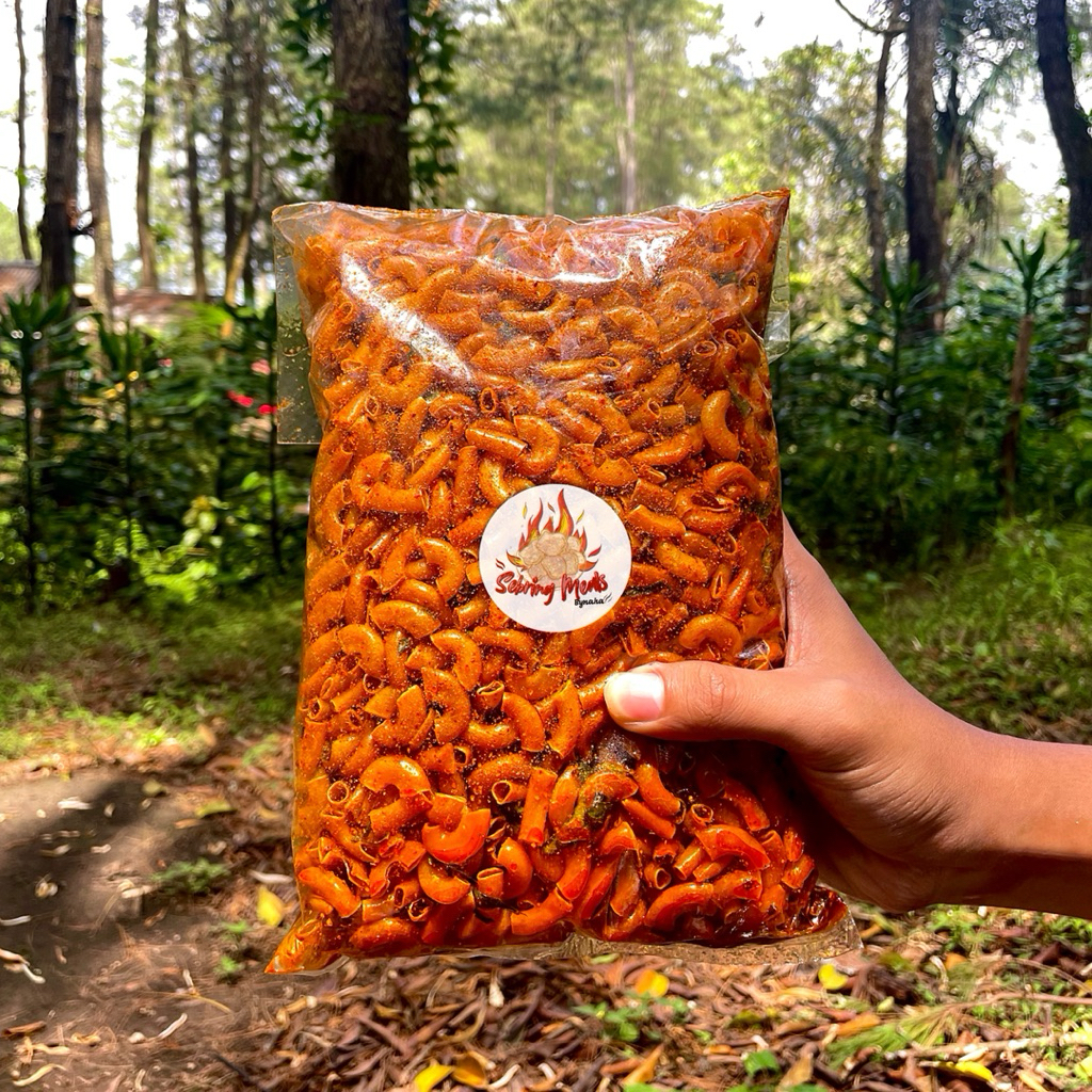 

Makroni Cikruh Pedas Gurih Daun Jeruk 500 GRAM