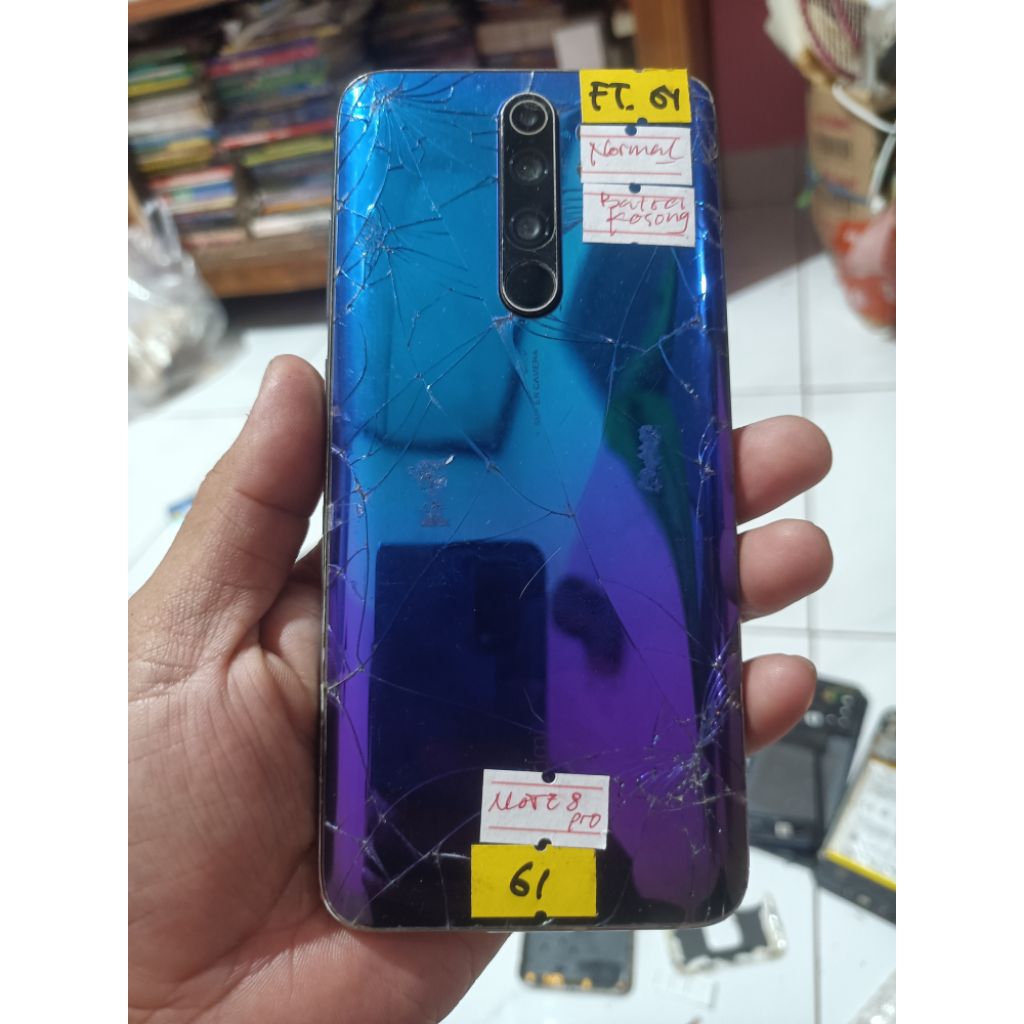 Xiaomi Note 8 Pro Minus Lcd & Batrei