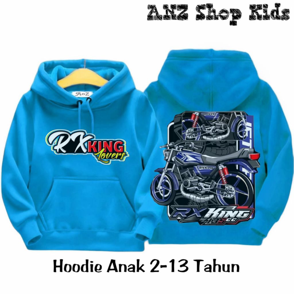 Jaket Hoodie Anak Laki Laki Perempuan Usia 2 3 4 5 6 7 8 9 10 11 12 Tahun/ Jaket RX-KING
