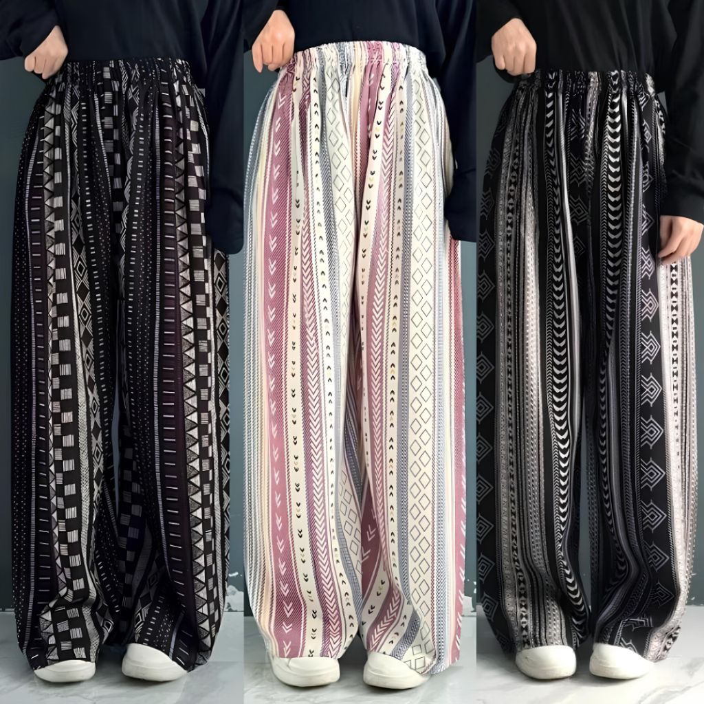 PAKET 3 PCS CELANA HOMMY RAYON PREMIUM TRENDING VIRAL TERBARU HIGH END PRODUCTS