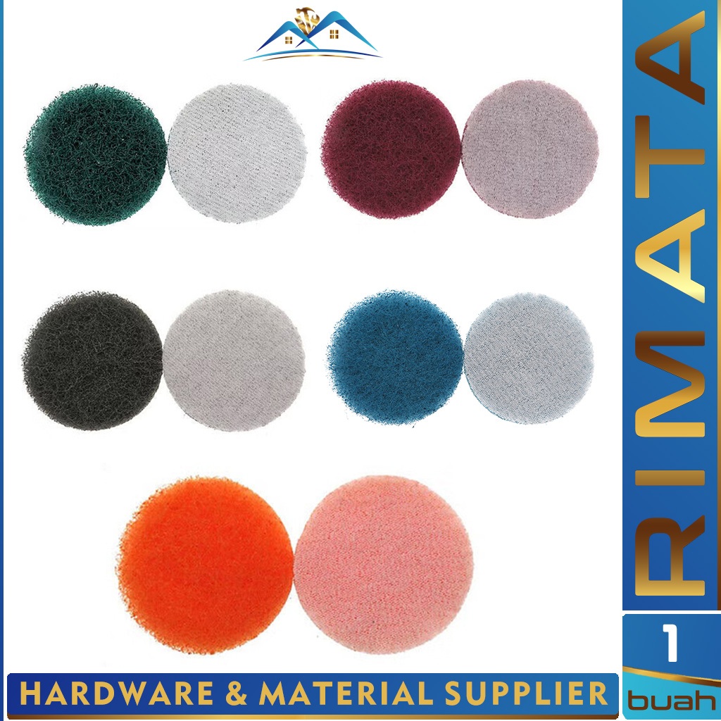 Scouring Nilon Brush Pad 2 Inch Velcro