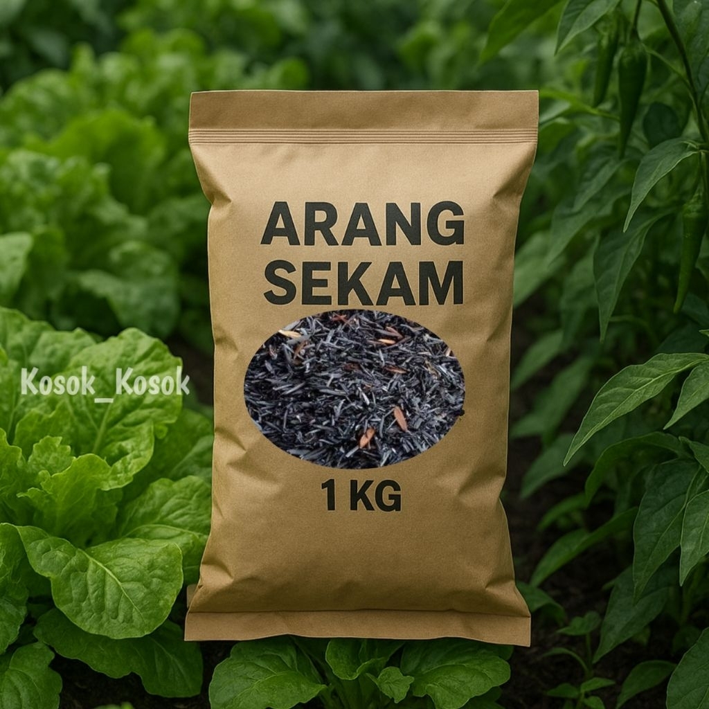 Media Tanam Organik Arang Sekam 1kg