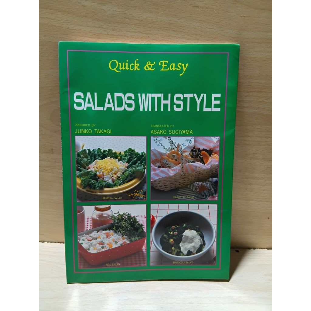 buku Resep Import ( bekas ) Quick & Easy. SALADS WITHSTYLE.