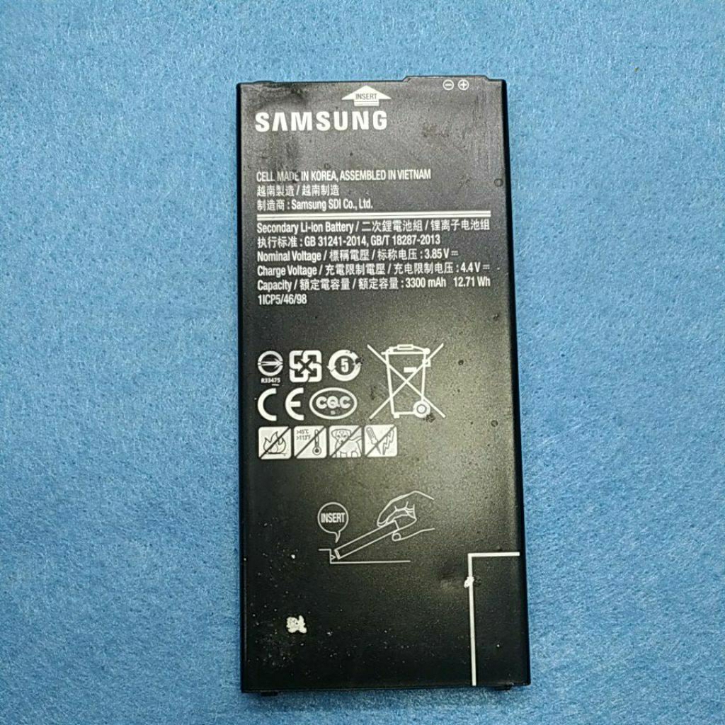 Battery batre Samsung J6 plus/j4 plus/j7 prem EB-BG610ABE ori copotan