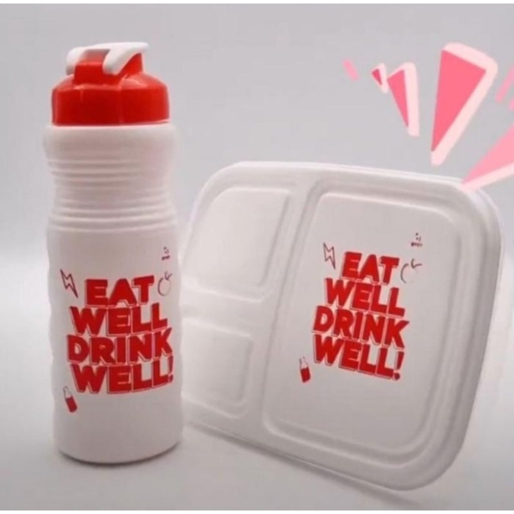 TEMPAT MAKAN SET+ BOTOL MINUM ACTIVE VALUE PACK