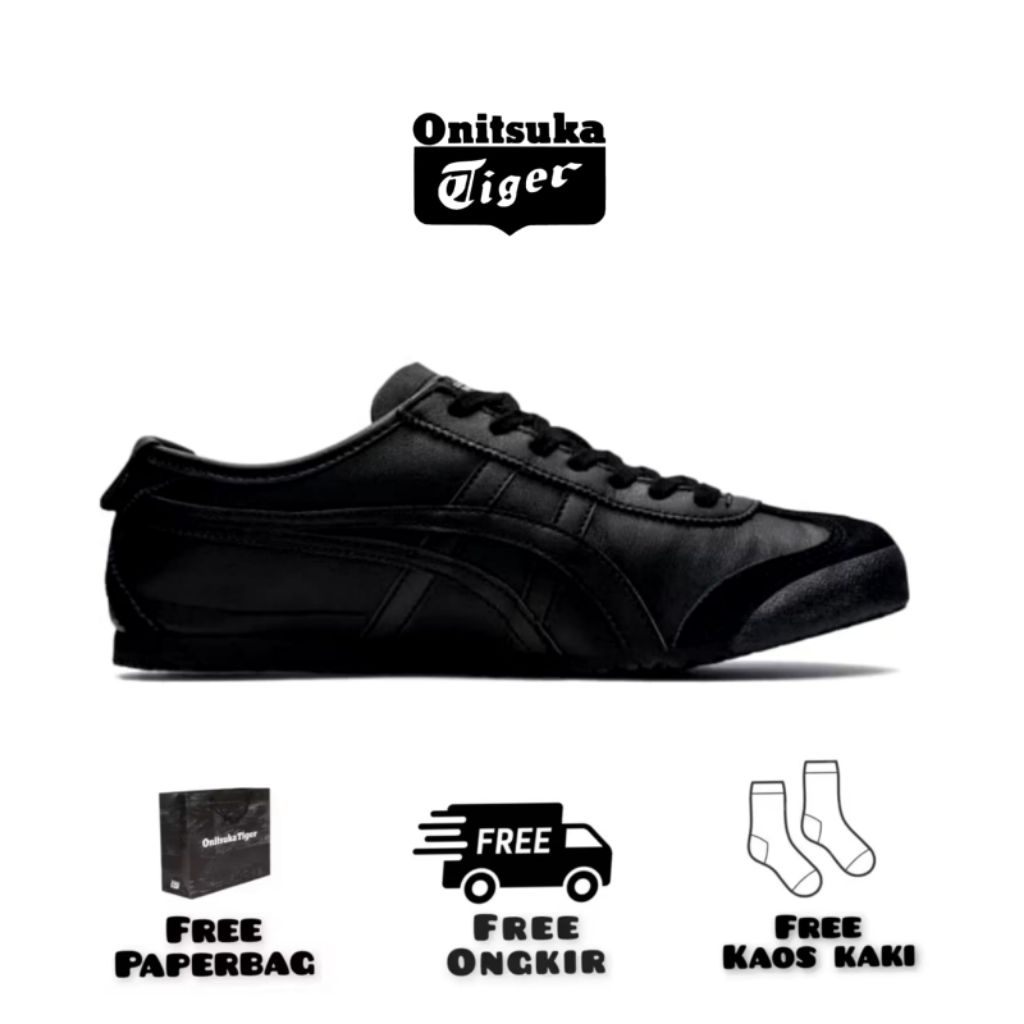 Sepatu Onitsuka Tiger Mexico 66 Full Black