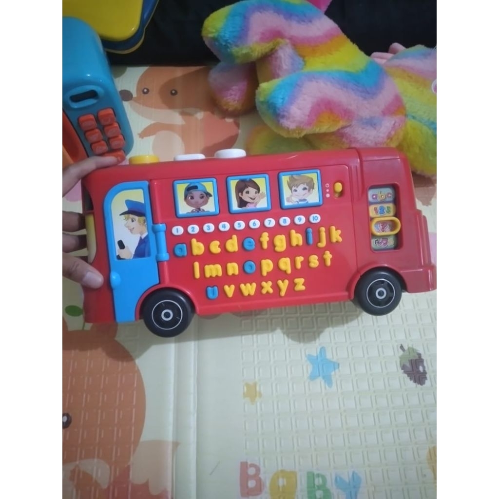 preloved mainan bus vtech