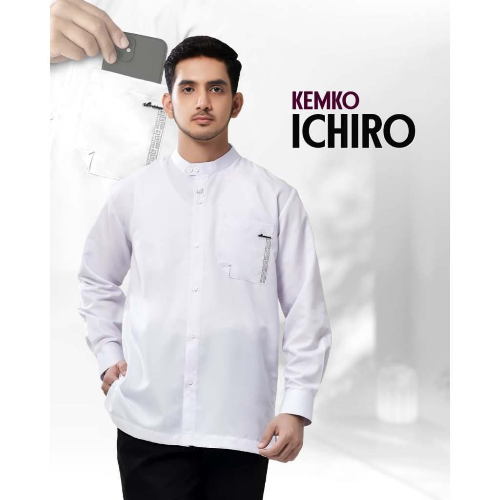 Kemko Ichiro | Kemeja Koko Lengan Panjang | Koko Dewasa Lengan Panjang | Kemeja Lengan Panjang | Kok