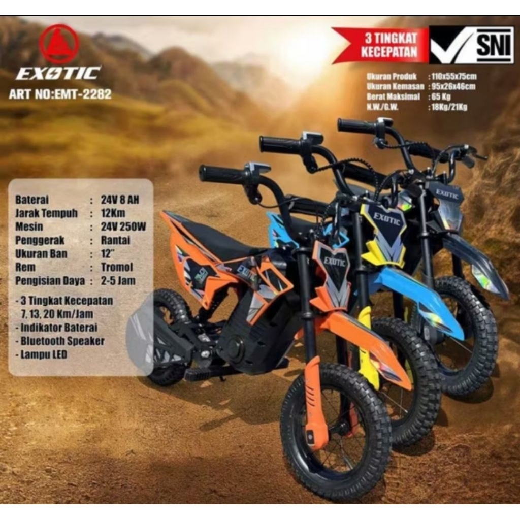 Motor Trail Aki Mini EXOTIC EMT-2282