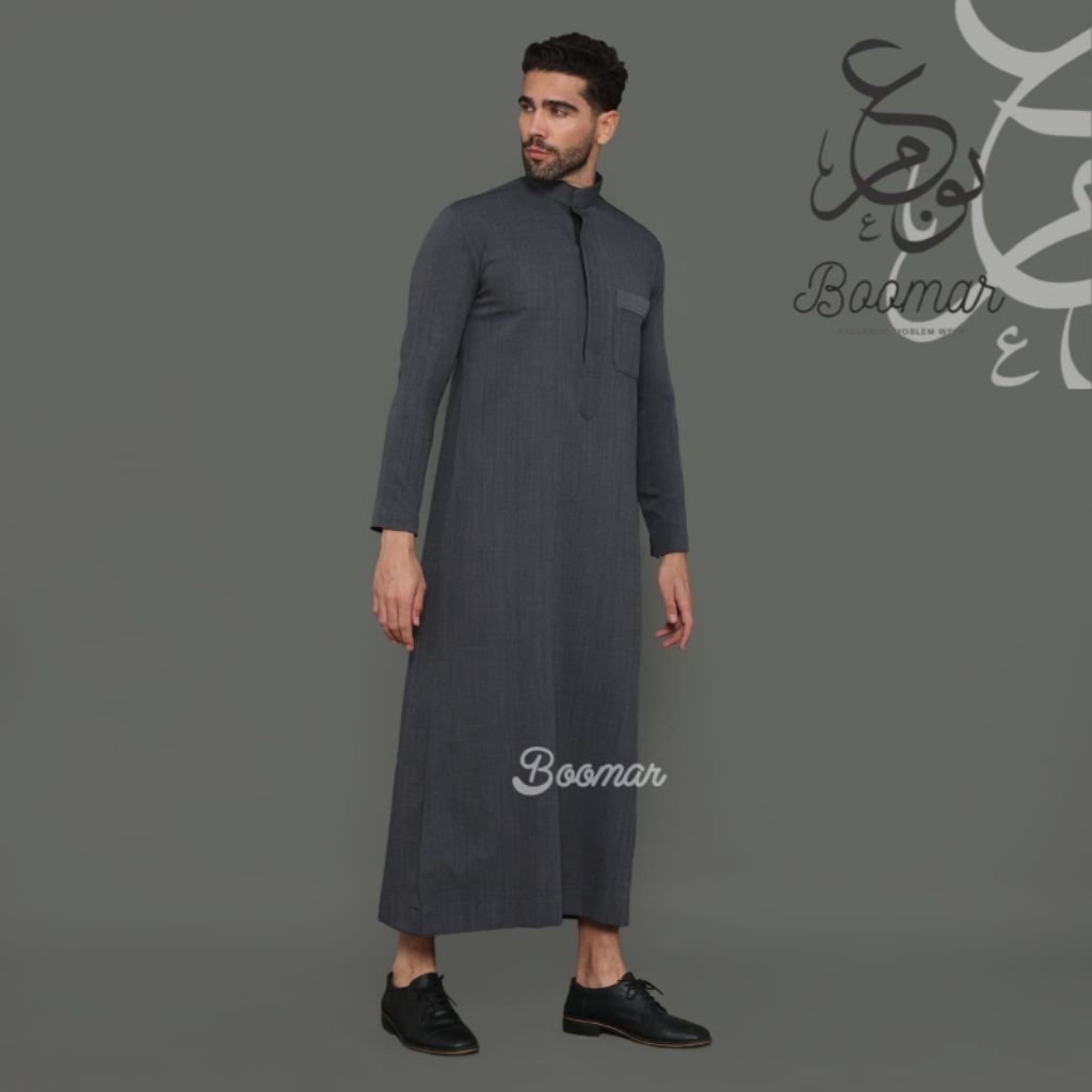 Boomar Gamis Arab Dubai Premium | Modern Thobe Style
