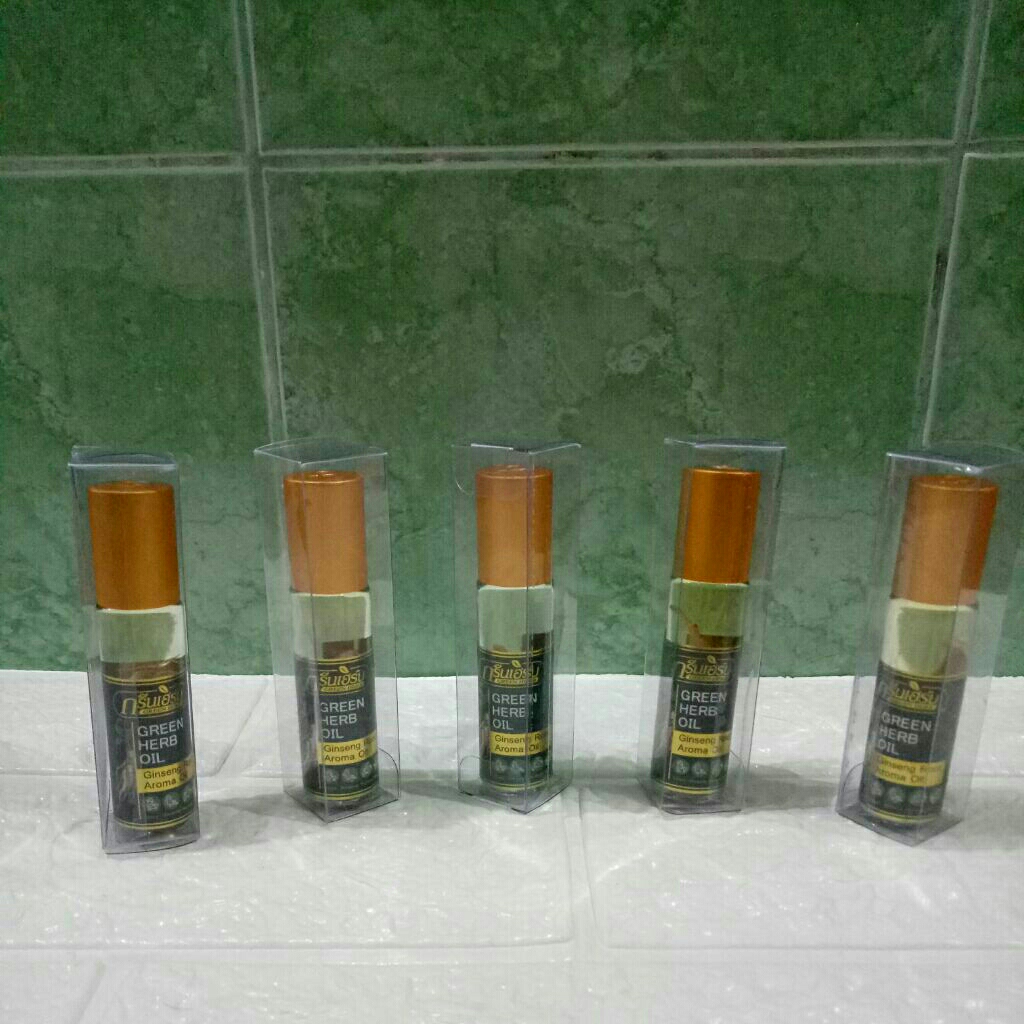 MINYAK ANGIN GREEN HERB OIL ORIGINAL THAILAND