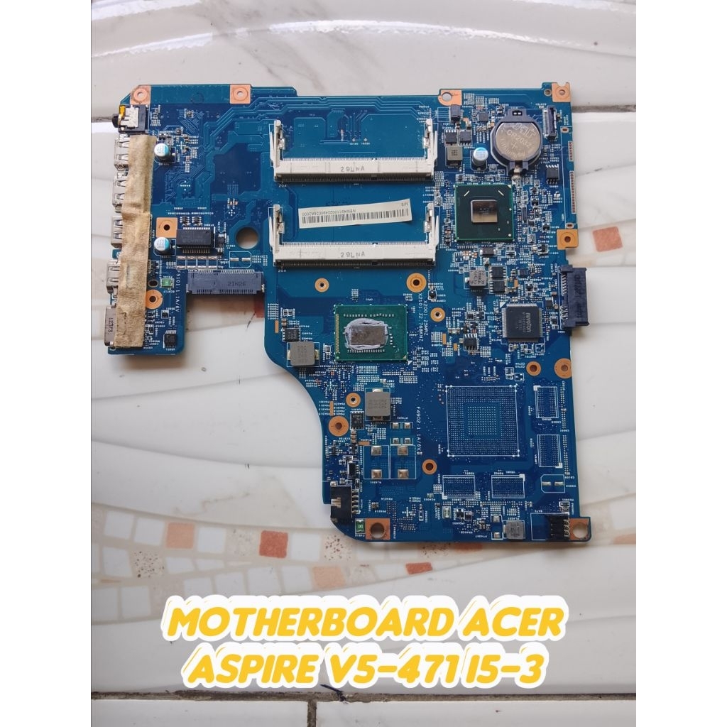 Motherboard laptopAcer Aspire V5-471 i5-3/rusak bahan servis
