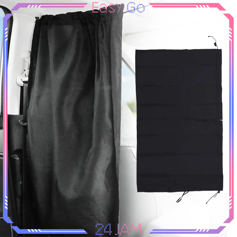 Tirai Kaca Mobil Privasi Kursi Belakang Lapisan ganda Tirai Anti Panas Mobil Kerai Tirai Mobil