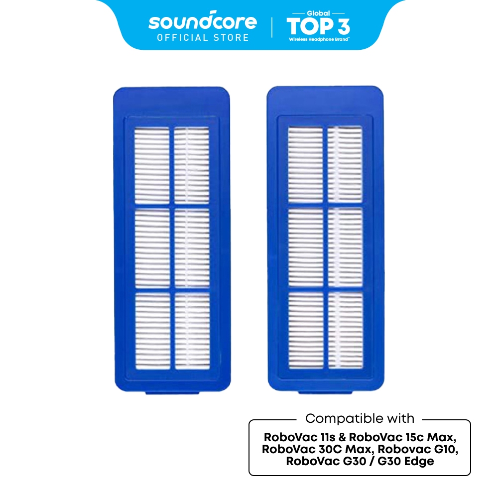 Eufy RoboVac Replacement Filter Set, Compatible with RoboVac 11S, 15C Max, 30C Max, G10, G30, G30 Ed