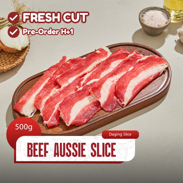 Daging Sapi Premium Slice Beef Frozen Food Halal 500gr AUS - Daily Beef Bekasi