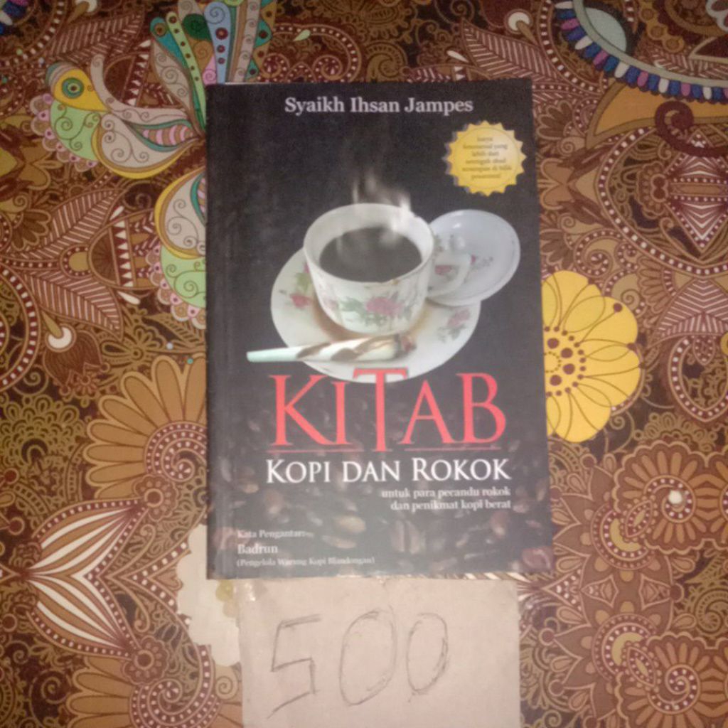 BUKU KITAB KOPI DAN ROKOK