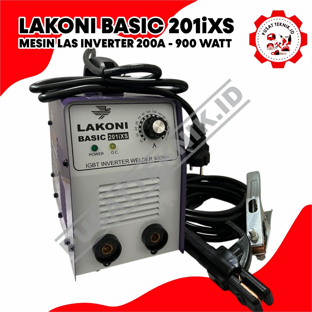 INVERTER LAKONI BASIC 201IXS MESIN TRAFO LAS LISTRIK 200A 900 WATT TRAVO LAS 201 IXS