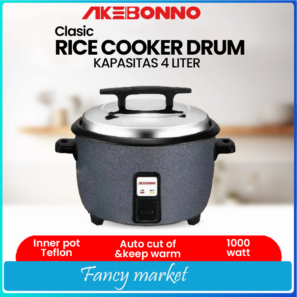 RICE COOKER AKEBONNO 4 LITER - 2000W | PENANAK NASI LISTRIK JUMBO