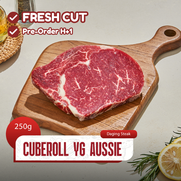Daging Sapi Premium Cuberoll/Ribeye Young Frozen Food Halal 250gr  AUS – Daily Beef Jakarta Utara