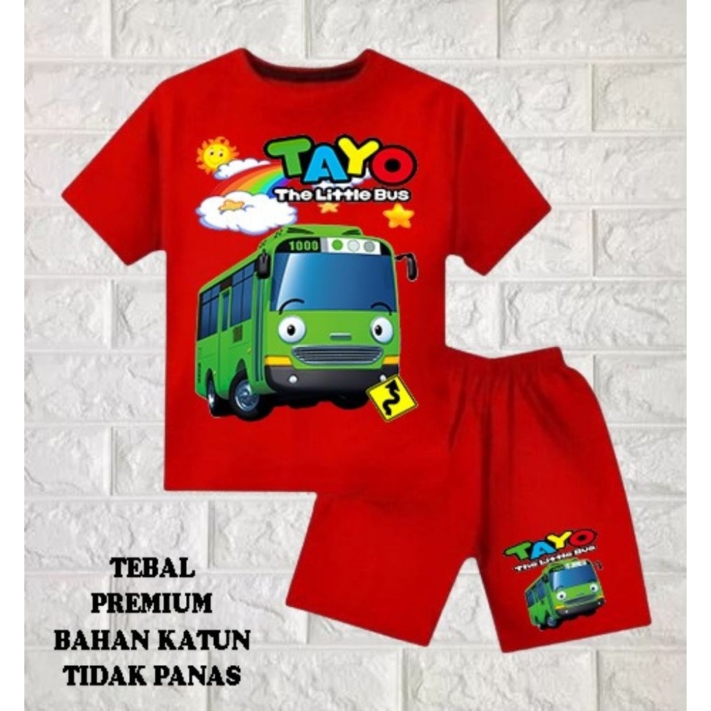 Setelan baju anak laki laki perempuan baju kaos setelan anak laki laki perempuan umur 6 bulan - 10 t