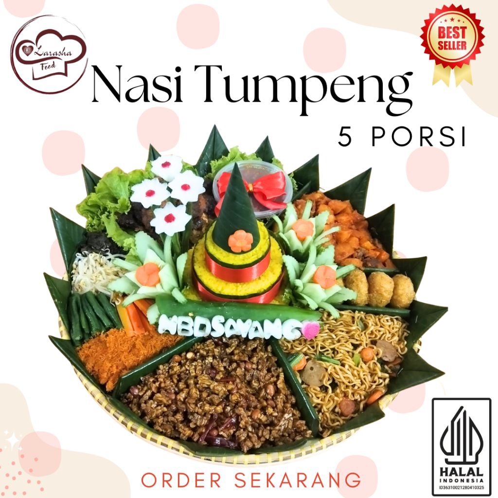 Tumpeng Nasi Kuning/Tumpeng/  Tumpeng Syukuran