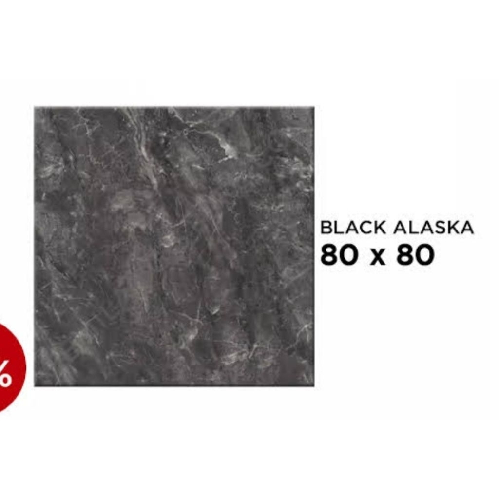granit lantai uk 80x80 black alaska