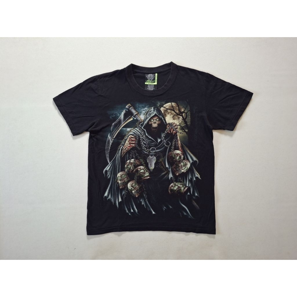 TSHIRT KAOS ROCK EAGLE GLOW IN THE DARK ORIGINAL 100%