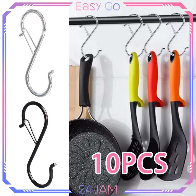 Cantolan Bentuk S Tahan Angin Hanger Hook Gantungan Tidak Perlu Meninju Hook S Gantungan