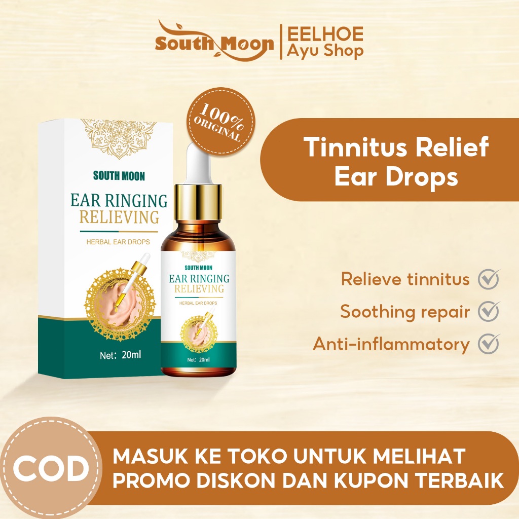 South Moon Alat Tetes Telinga Cairan Pembersih Telinga Telinga Keluar Cairan Radang Telinga Berdengi