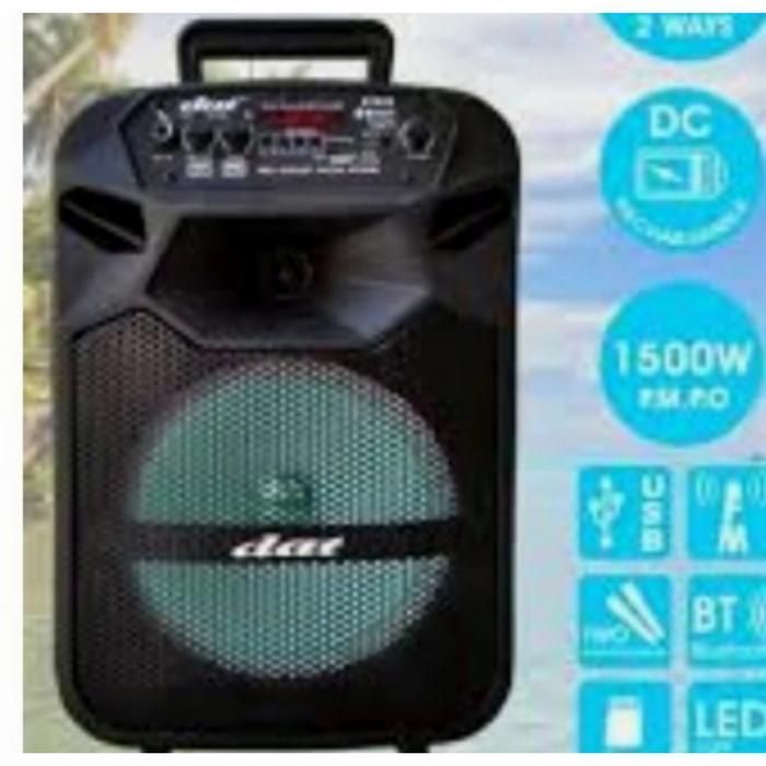 Speaker Portable Wireless Dat DT 825 Original Bluetooth