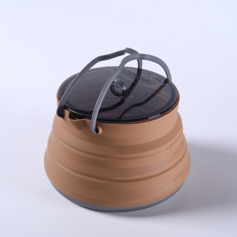 Kettle Lipat Portable Camping Kettle Silicone Outdoor Hiking Mendaki