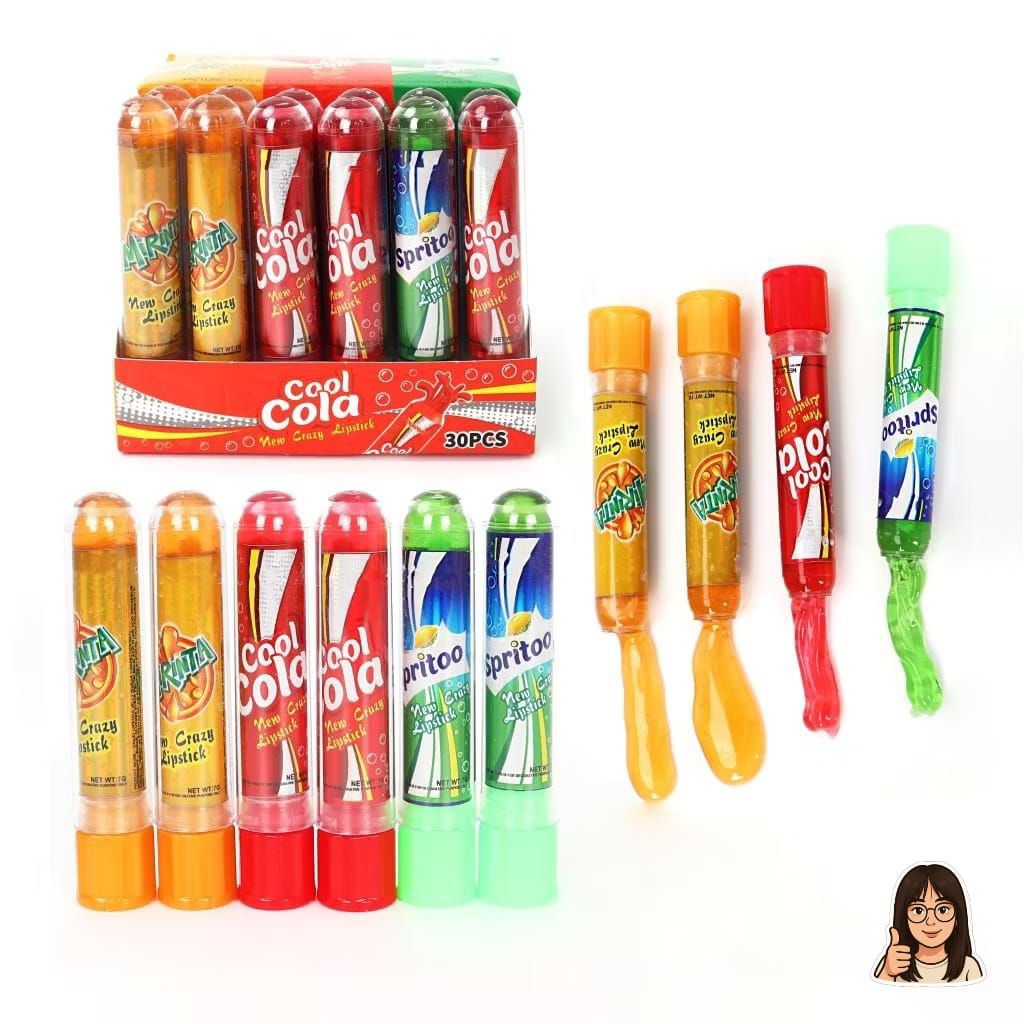 LIANGGUI PERMEN JELI LIPSTIK/LIPSTICK CANDY ISI 30