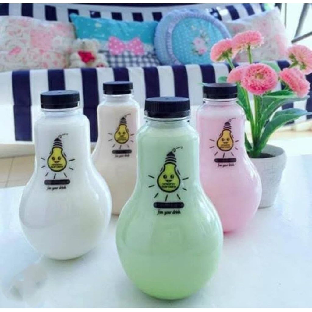 Botol Plastik Lampu/Bohlam/Cupang 320ml