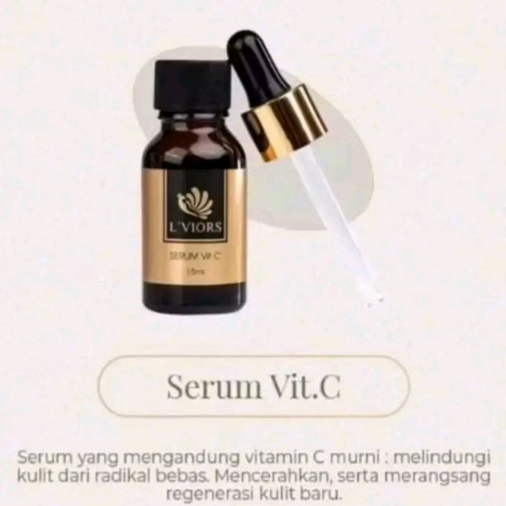 Serum Vit C/Serum Pencerah Kulit/Serum Vit C Lviors